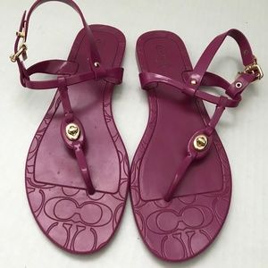Coach Rubber Sandals